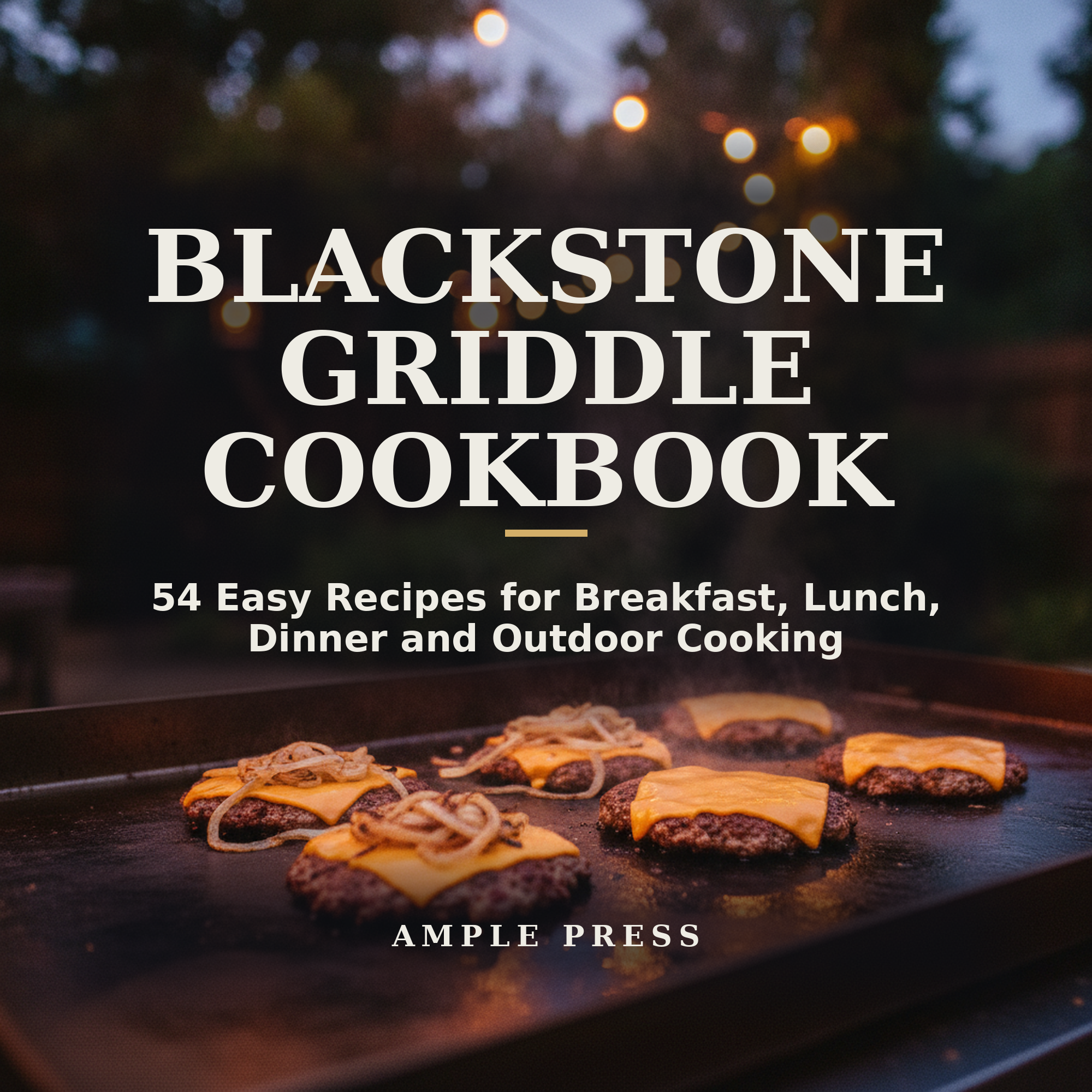Cover of the ebook The Blackstone Griddle Cookbook by Ample Press.