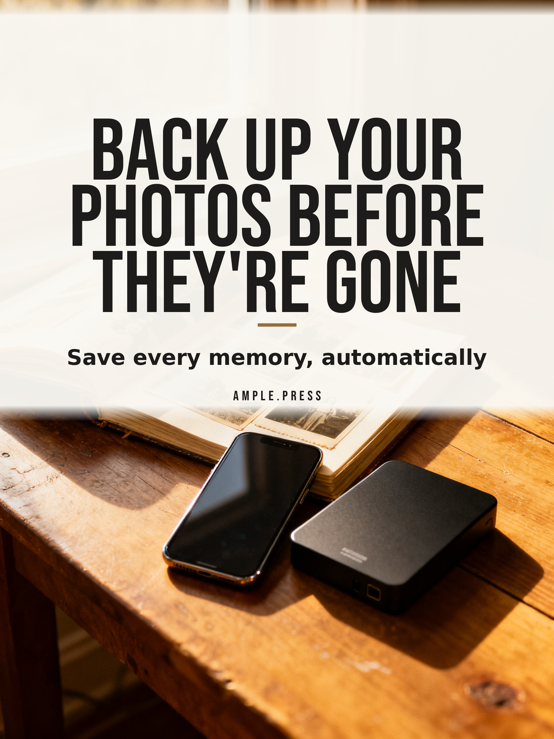 Back Up Your Photos Before They're Gone cover