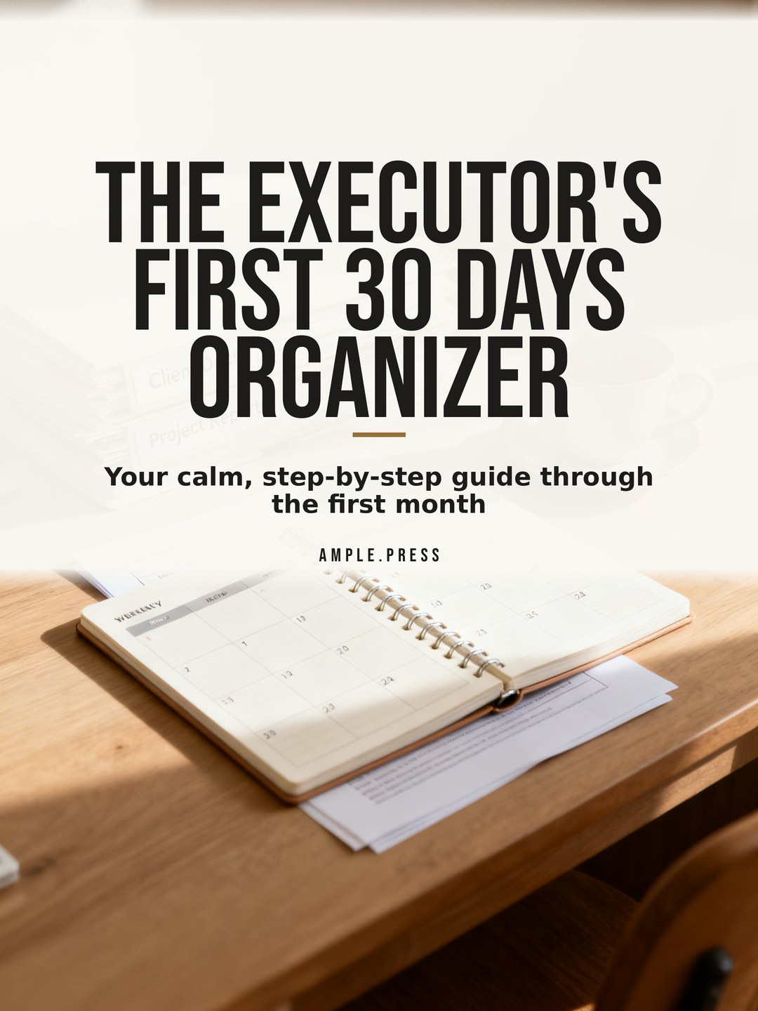 The Executor's First 30 Days Organizer cover