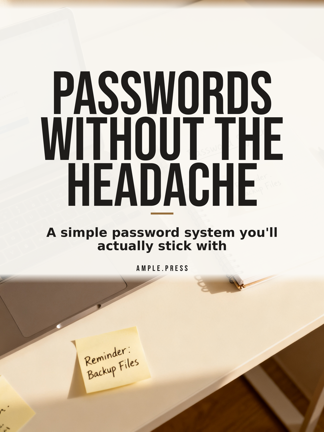 Passwords Without the Headache cover