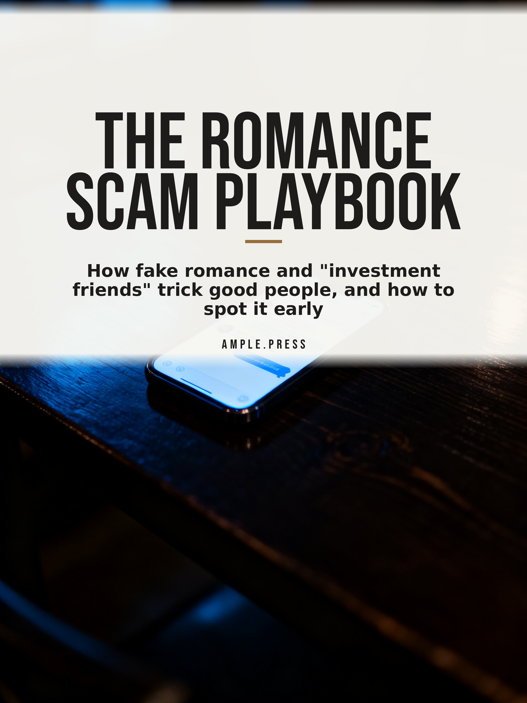 The Romance Scam Playbook cover