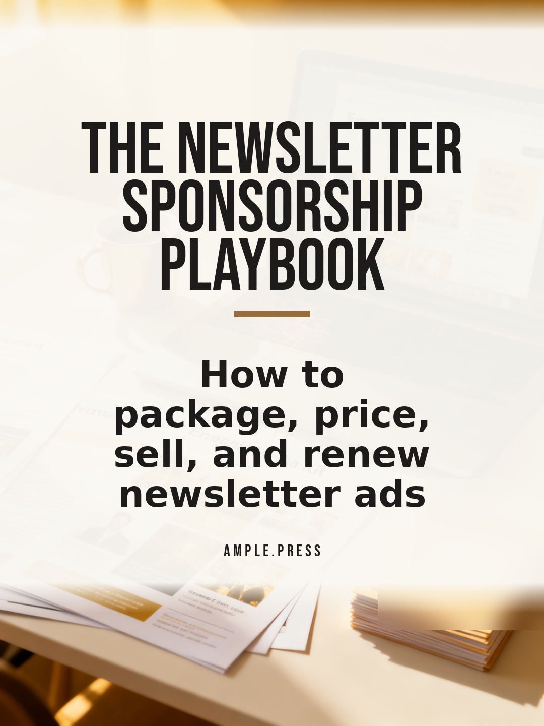 The Newsletter Sponsorship Playbook cover